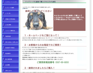 購入までの過程のページその1